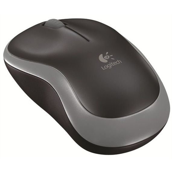 Беспроводная мышь Logitech M185 910-002235 серого цвета с высокой точностью и комфортным дизайном для продвинутого использования - фото 1