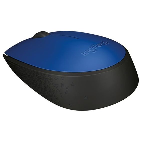 Беспроводная мышь Logitech M171 USB, синяя, модель 910-004640 - фото 2