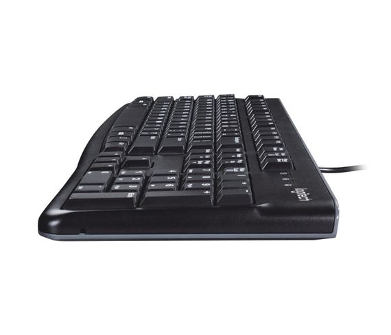 Клавиатура Logitech K120 с кабелем 920-002505, надежная и удобная для работы, идеальна для офиса и домашнего использования - фото 4