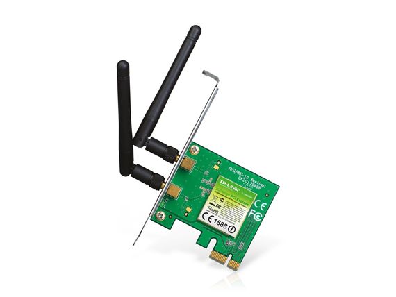 Адаптер TP-Link TL-WN881ND PCI Express з антеною, швидкість 300 Мбіт/с, для стабільного з'єднання та високої продуктивності