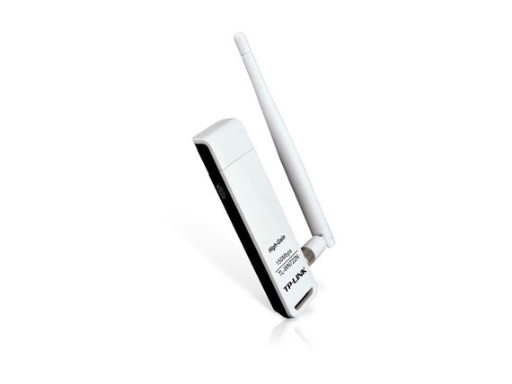 Беспроводной USB-адаптер TP-Link TL-WN722N 150M, поддержка стандартов IEEE 802.11n/g/b, скорость до 150 Mbps, безопасность WEP/WPA/WPA2