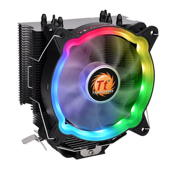 Кулер для процесора THERMALTAKE UX200 RGB 120mm 130W TDP CL-P065-AL12SW-A 1200P-1700PIN - фото 1