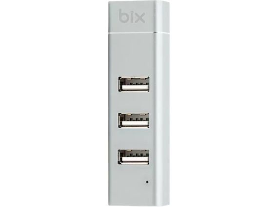 BIX BX03HB USB2.0 3-портовый хаб с быстрым Ethernet LAN адаптером - фото 1