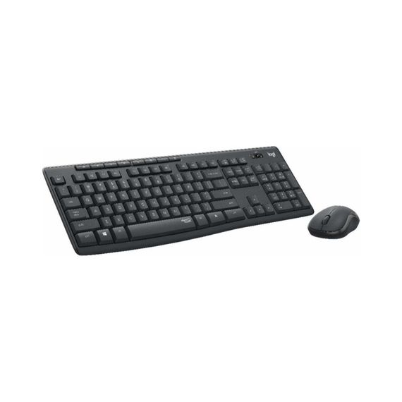 Беспроводной комплект Logitech Mk295 USB черный 920-009804, клавиатура и мышь, тихий набор, идеален для офиса и дома