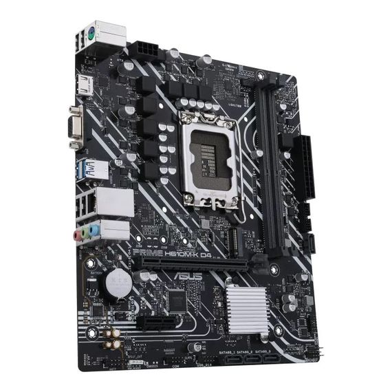 Материнська плата Asus Prime H610M-K D4, Intel H610, сокет 1700, DDR4 3200MHz, формат mATX - фото 3