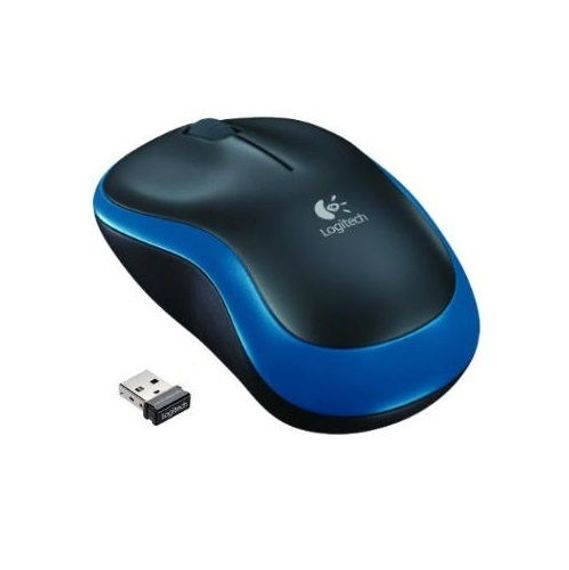 Logitech m185 nano mouse kablosuz blue 910-002236 - photo 1