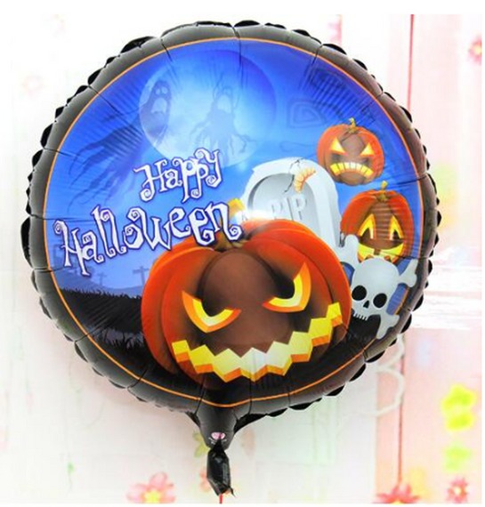 Happy Halloween Balkabağı Folyo Balon 18 inç