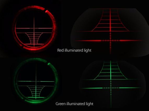 3-9X50Aoeg Çıft Işıklı Retikül Optik Görüş Kapsamlı Zoomlu Tüfek Dürbün(B) - fotoğraf 2