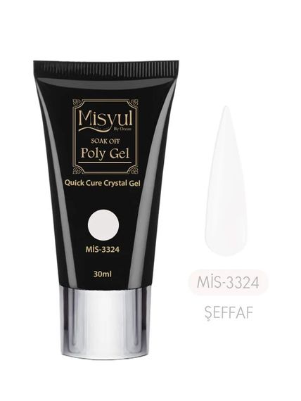 Poly Jel Protez Tırnak Hızlı Tırnak Uzatma Polygel 30 ML 3324