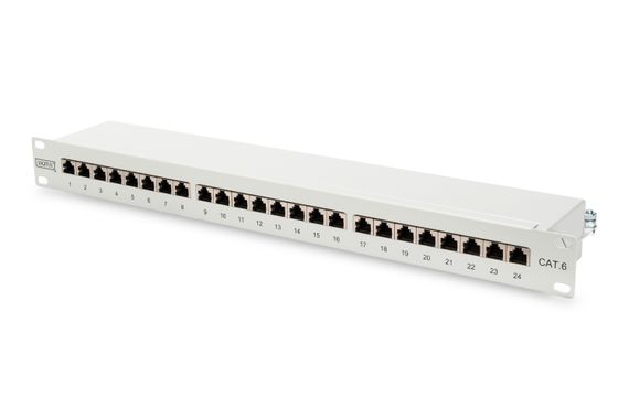 Digitus 19 Inch 24 port CAT-6 FTP Patch Panel, Zırhlı