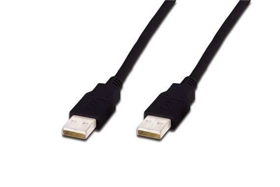 USB 2.0 Connection Cable, USB A Male to USB A Male, 1 meter, AWG