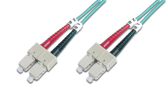 Digitus SC-SC Fiber Optik Patch Kablo, 1 metre, Multimode, Duplex