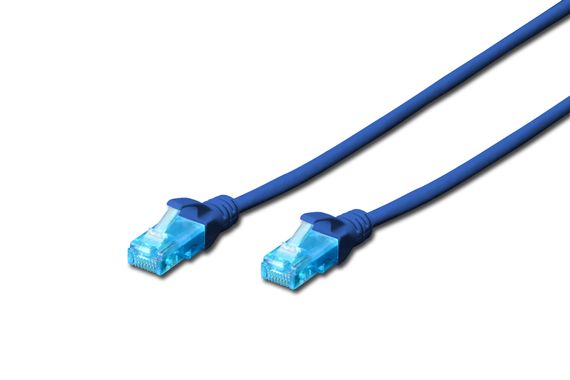 Beek CAT. 5E Patch Cable, UTP, 1 meter, AWG 26, Blue Color