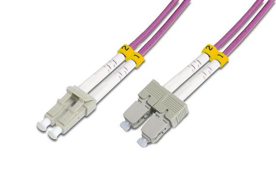 Beek SC-LC Fiber Optic Patch Cable, 2 Meters, Multimode, 3.0mm