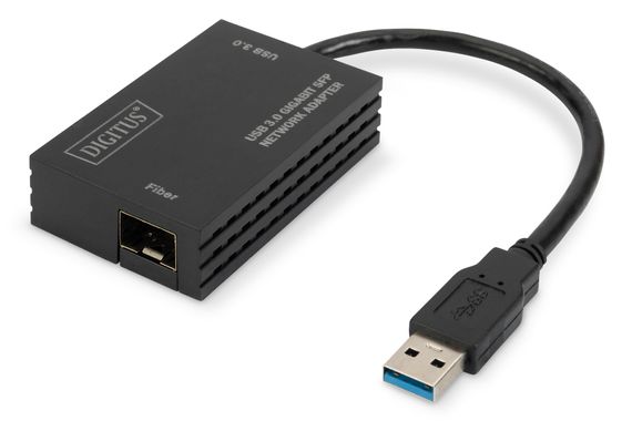 Digitus USB 3.0 Gigabit SFP Network Adaptörü&lt;br&gt; Digitus USB 3.0 Gigabit SFP Network Adapter additional SFP module needed