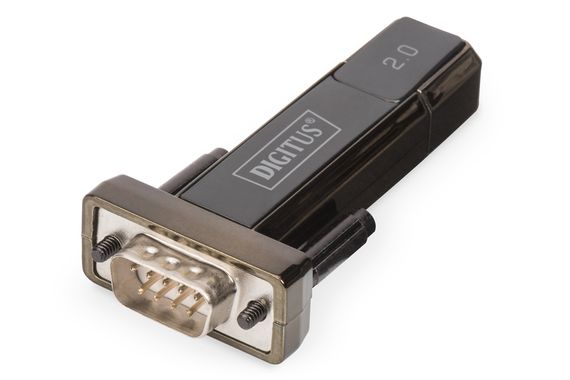 Digitus USB 2.0 &lt;-&gt; RS232 (Seri) Çevirici, USB A erkek - DB9 erkek, USB uzatma kablosu dahil