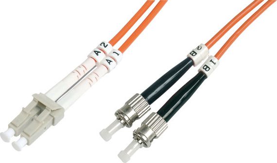 Beek LC-ST Fiber Optik Patch Kablo, 2 metre, Multimode, 3.0mm Dup