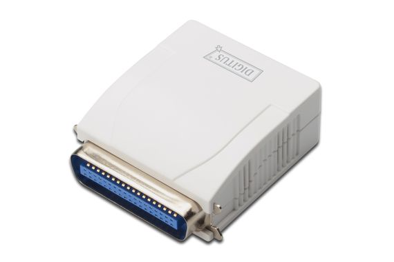 Digitus 1 port Fast Ethernet Print Server, 1 x DB-36-pin erkek centronics, 1 x RJ45&lt;br&gt;Digitus Parallel Print Server, 1-Port 1x RJ45, 1x DB-36-pin male Centronics