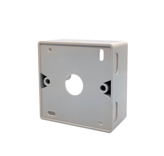 Beek Keystone Jack (RJ11&amp;RJ45) Takmak İçin Fransız Tipi Sıva Üstü Kutu, 80 x 80 mm, Beyaz Renk&lt;br&gt;Beek French Back Box for faceplate 80*80mm, color, white