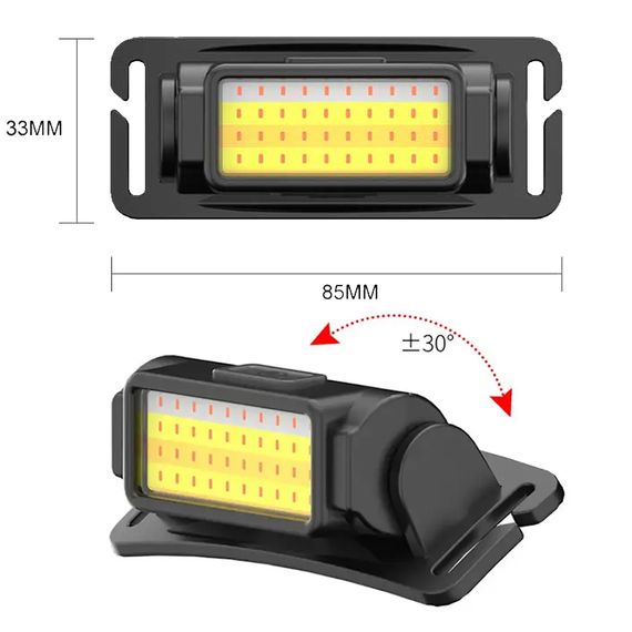 50 Cob Led Kafa Lambası Watton Wt-650 - fotoğraf 3