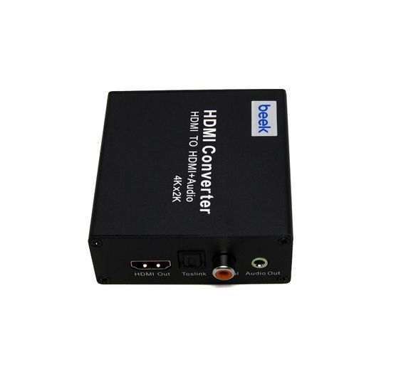 Beek HDMI &lt;-&gt; HDMI + Ses Sinyal Çeviricisi,  1 x HDMI giriş