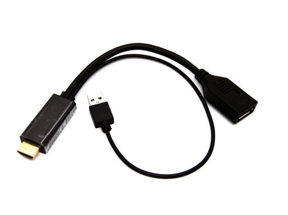 Адаптерний кабель Beek HDMI до DisplayPort (DP), HDMI чоловічий - DP жіночий, вхід: HDMI, вихід: DP, роздільна здатність 4KX2K@60Hz