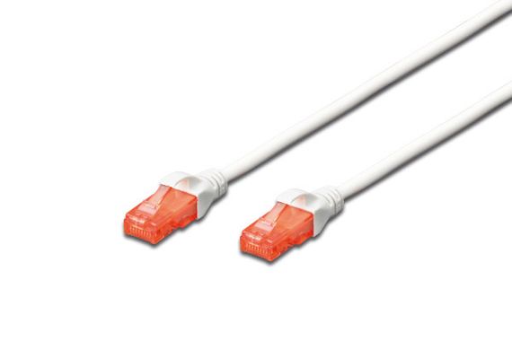 Патч-к cable Beek CAT. 6, U/UTP, 0,25 метра, AWG 26, білий колір, LSZH