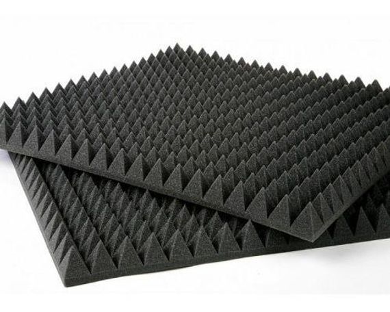 70mm Yanmaz Akustik Piramit Sünger 50Dns 100cm x 100cm (1m²)