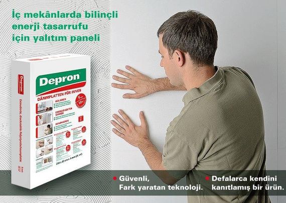 DEPRON G6mm Yalıtım Malzemesi Levha 80cmx125cm