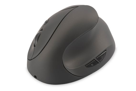 Ergonomik Optik Mouse Kablosuz 6 Düğmeli, 2.4GHz, şarj edilebilir