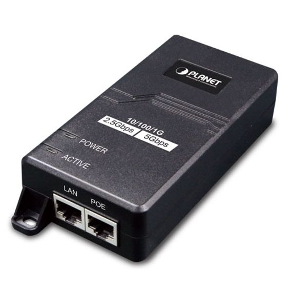 Single-Port Gigabit 802.3at PoE+ Injector (30 Watts) for Efficient Power Supply and Data Transmission