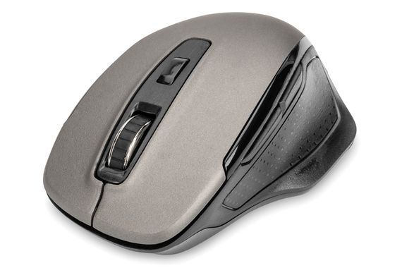 Digitus Kablosuz Ergonomik Optik Mouse, 6D, 2.4 GHz 800/1000/1600 dpi, siyah-gri&lt;br&gt; Digitus Wireless Ergonomic Optical Mouse, 6D, 2.4 GHz 800/1000/1600 dpi, black-grey