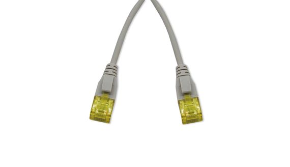 Beek CAT.6A İnce Tip Patch Kablo, U/UTP, 1 metre, AWG 28, Gri Renk, LSZH<br>Beek CAT.6A Slim Patch Cable, U/UTP, 1 meter, AWG 28, Gray Color, LSZH