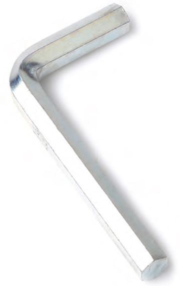 Ручний шестигранний ключ Kendo 17 мм з хром-ванадієвої сталі, для монтажу меблів та ремонту техніки, ергономічний та стійкий до корозії