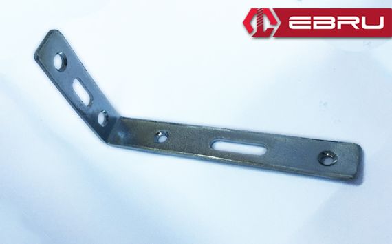 Металлический карниз с размером 16x55x110 мм, толщиной 2 мм, в комплекте 100 штук, идеален для установки штор и декоративных элементов