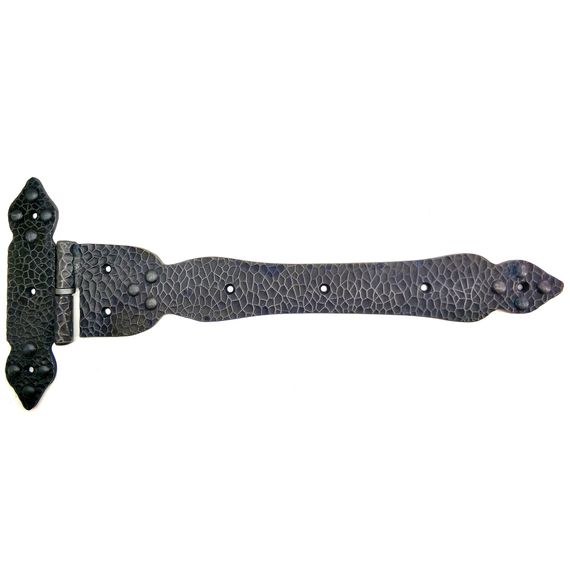 Антикварна декоративна латунна завіса з хвостиком для великих дверей, окислена, елегантний вінтажний стиль