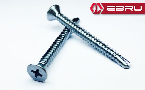 Віде YHB з бурильним наконечником 4,2x38 мм, 100 шт для монтажу металу та листового заліза