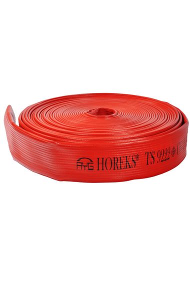 3" İÇİ DIŞI KAPLAMALI KIRMIZI 30 METRE YANGIN HORTUMU TS 9222 SERTİFİKALI TdrTr - fotoğraf 1