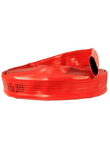 4" İÇİ DIŞI KAPLAMALI KIRMIZI 30 METRE YANGIN HORTUMU TS 9222 SERTİFİKALI TdrTr - صورة 2