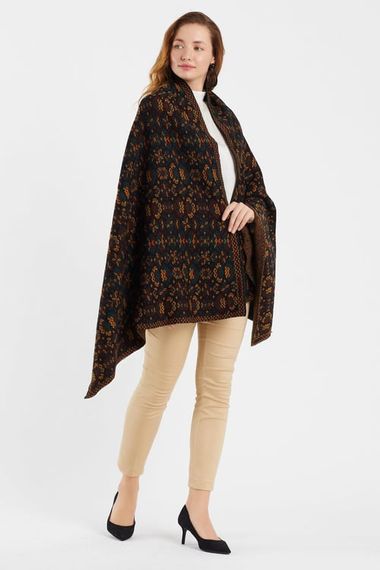 Women's Main Floral Kilim Pattern Shawl