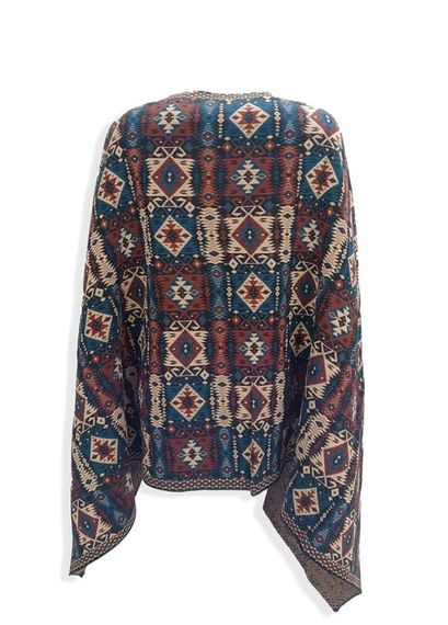 Women's Main Ethnic Patterned Kilim Shawl - photo 3