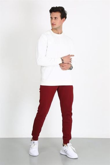 Men's Tracksuit Esf 4030 Claret Red - photo 5