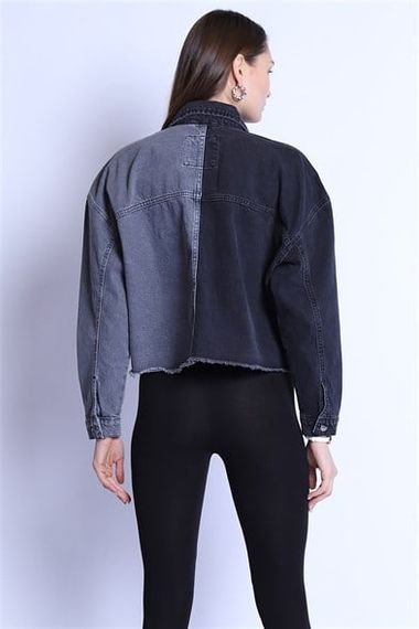 Women's Jacket Bm j53-02 Black-Gray - photo 4