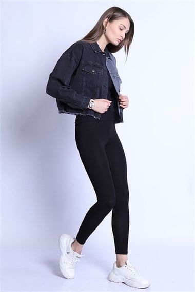 Women's Jacket Bm j53-02 Black-Gray - photo 2