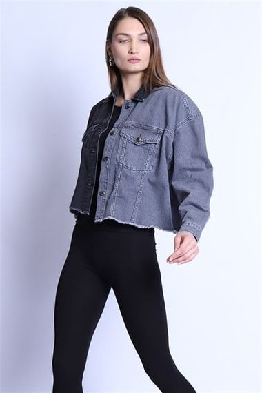 Women's Jacket Bm j53-02 Black-Gray - photo 1