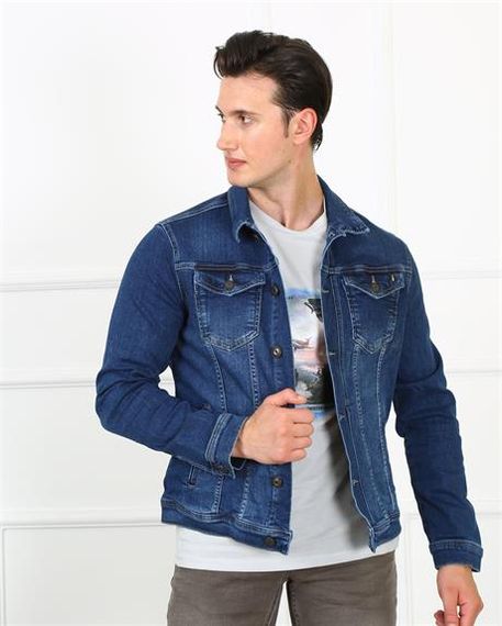 Men's Jacket Jack j44-06 Mid Blue - photo 3