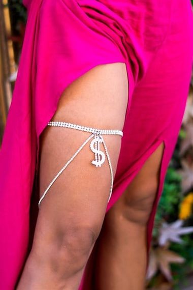 Dollar Accessory Leg Chain