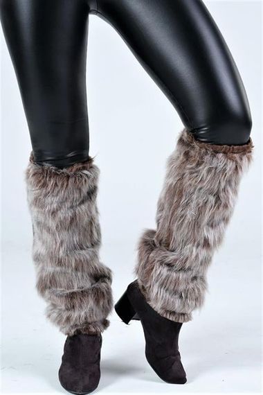 Markano Brown Plush Leggings - photo 4