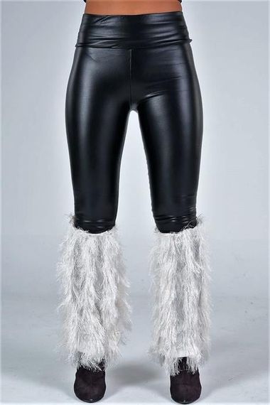 Markano Ecru Tasseled Knitwear Leggings - photo 4