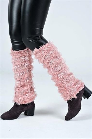 Markano Pink Tasseled Knitwear Leggings - photo 1